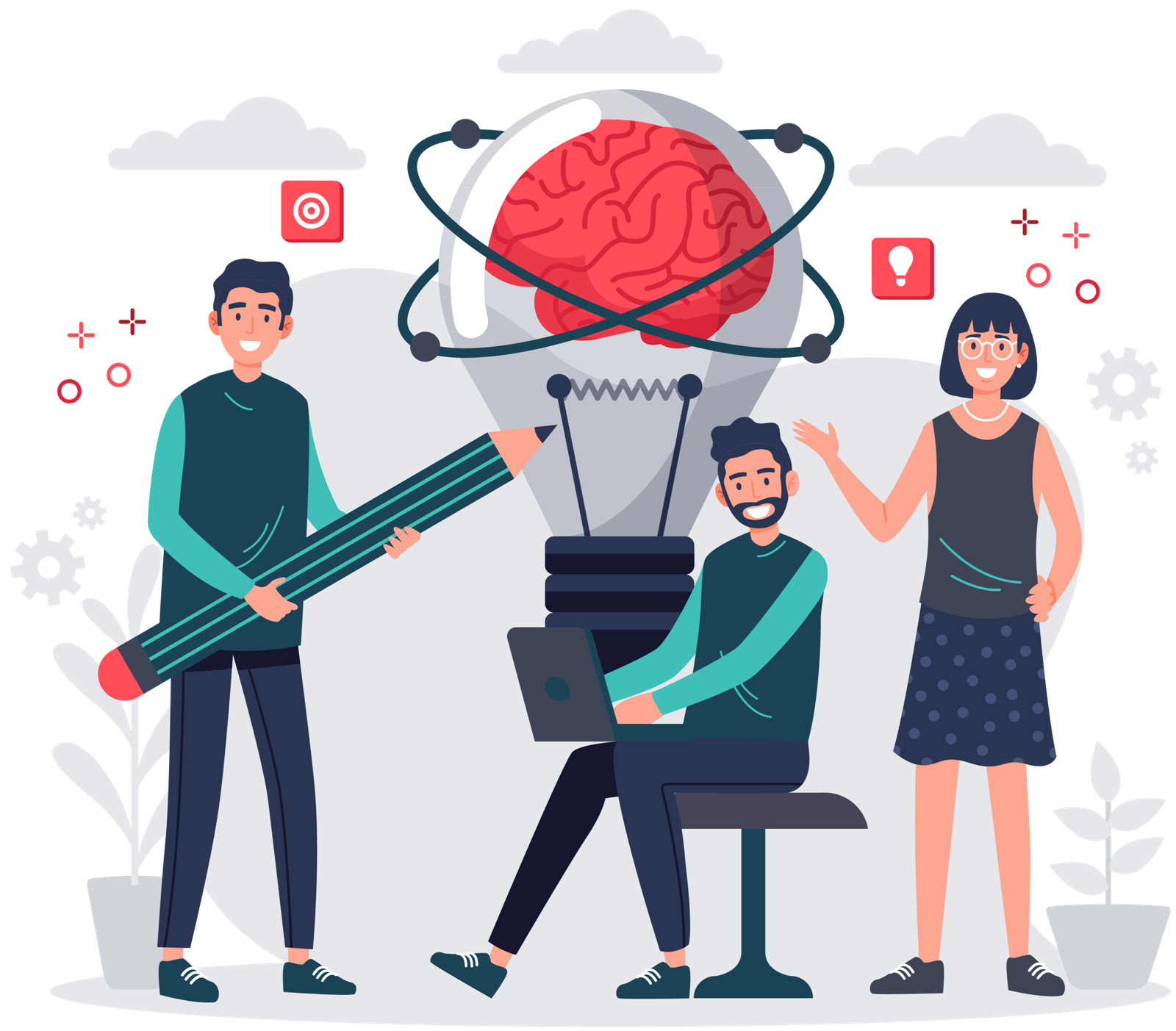 Ilustración Estrategia Digital